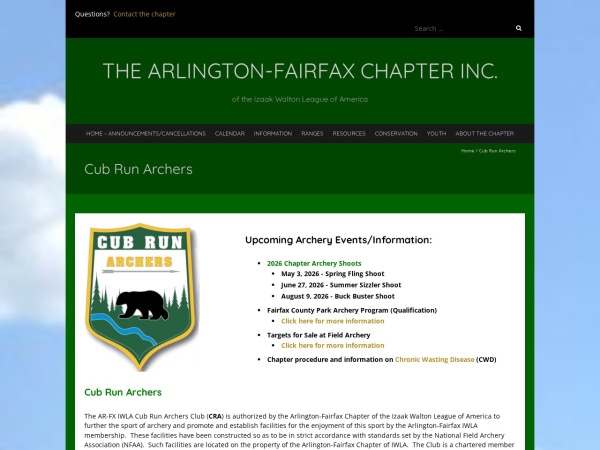 Cub Run Archers of Arlington-Fairfax IWLA