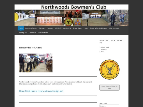 Northwoods Bowmen's Club & Archery Range