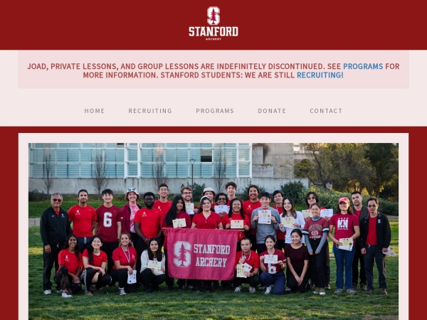 Stanford University- Archery Program
