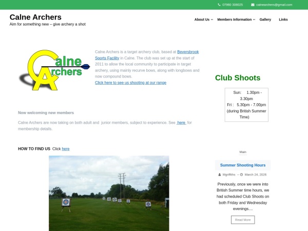 Calne Archers Associates