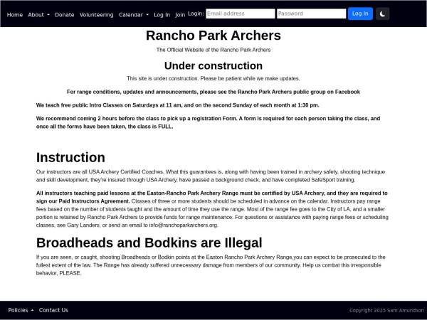 Rancho Park Archers