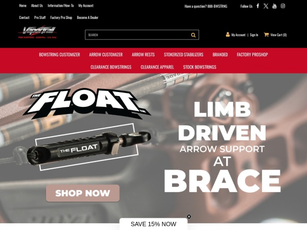Vapor Trail Archery Factory Pro Shop