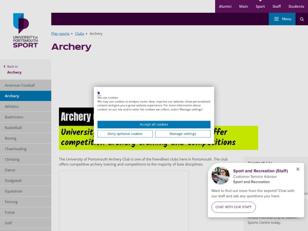 University of Portsmouth Archery Club