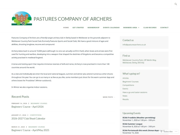 Pastures Company of Archers