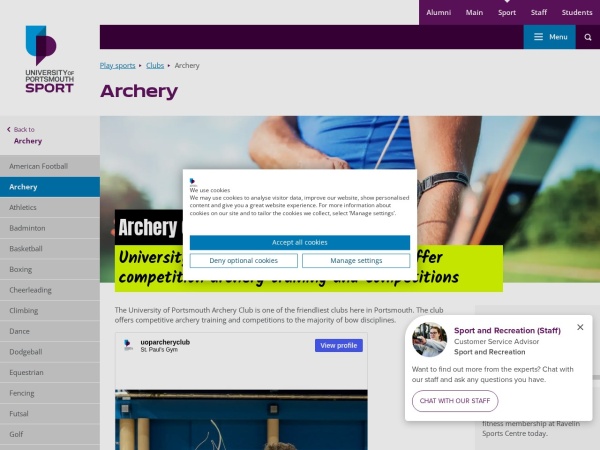 University of Portsmouth Archery Club