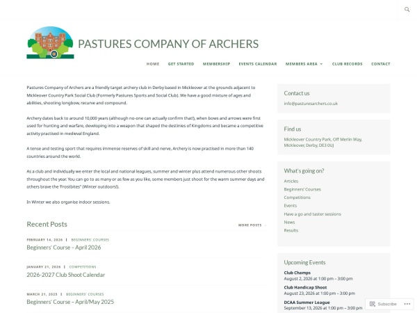 Pastures Company of Archers