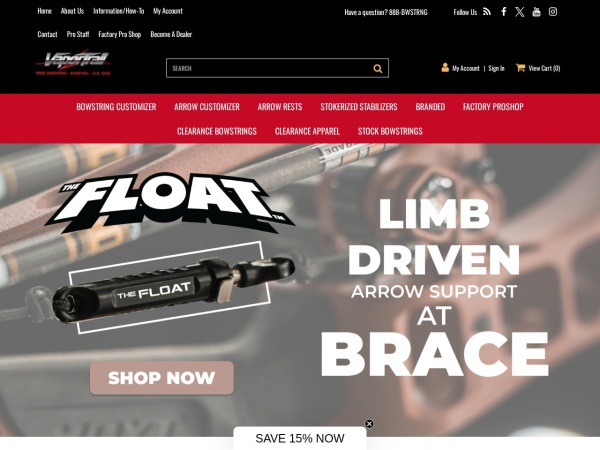 Vapor Trail Archery Factory Pro Shop