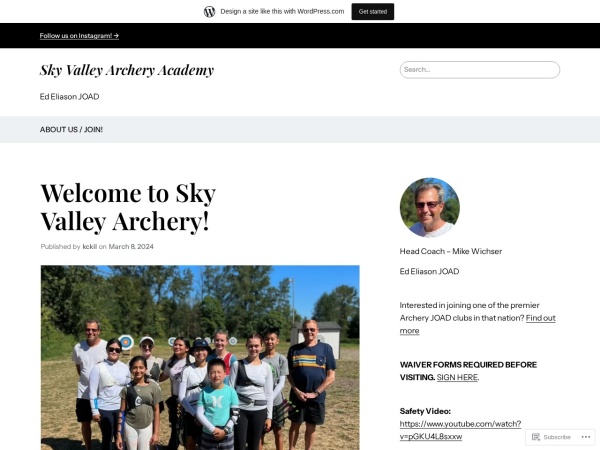 Sky Valley Archery Academy (Ed Eliason JOAD)