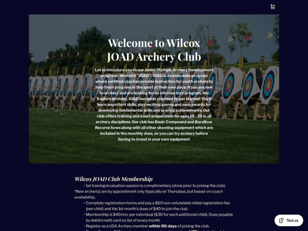 Wilcox JOAD Archery Club