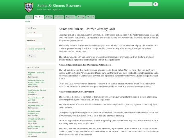 Saints & Sinners Bowmen