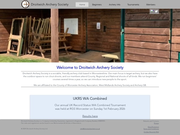 Droitwich Archery Society Limited