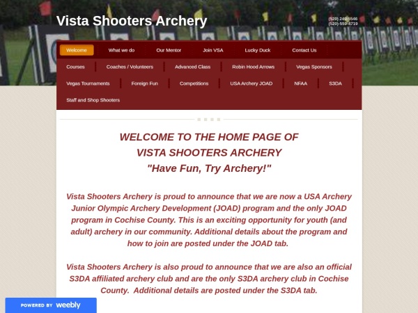 Vista Shooters Archery
