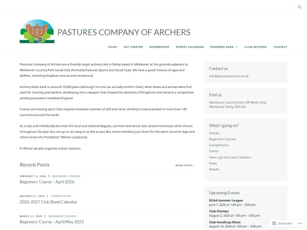 Pastures Company of Archers