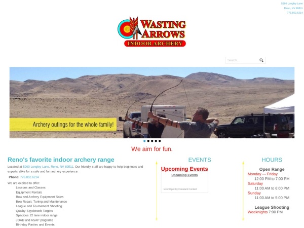 Wasting Arrows Indoor Archery Range