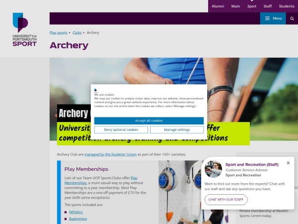 University of Portsmouth Archery Club