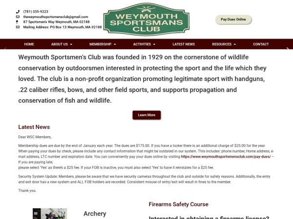 Weymouth Sportsman's Club JOAD